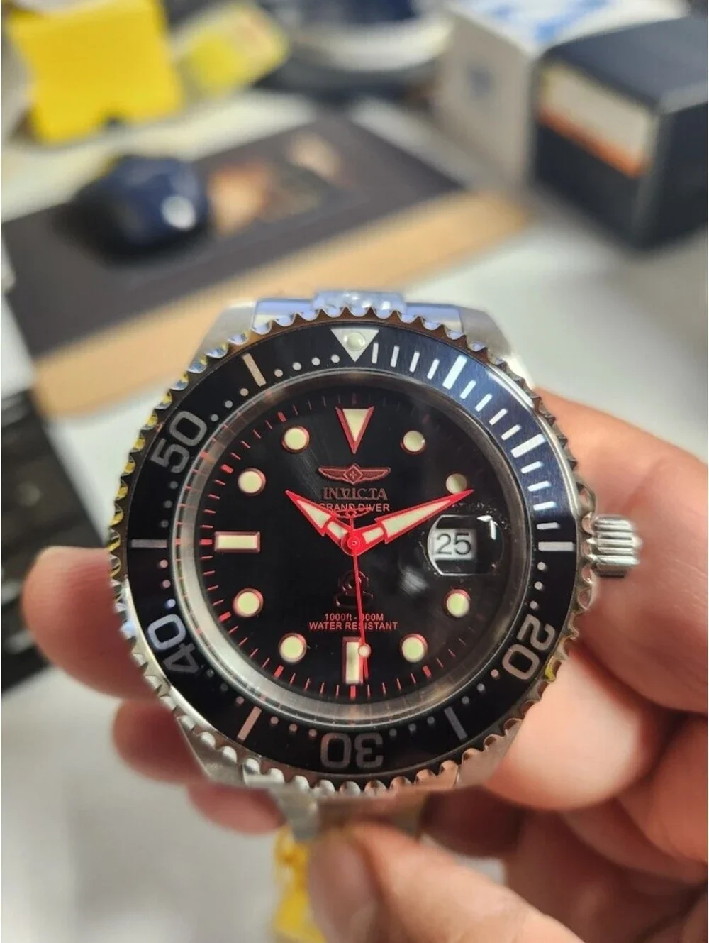Invicta Grand Diver Automatic Men's Watch - 47mm, Steel (24764)